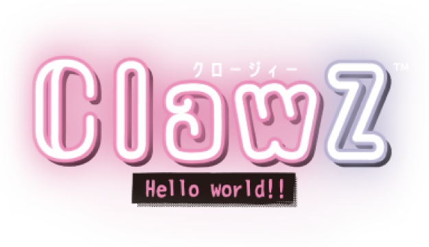ClawZクロージィーのトップページ用のロゴです。